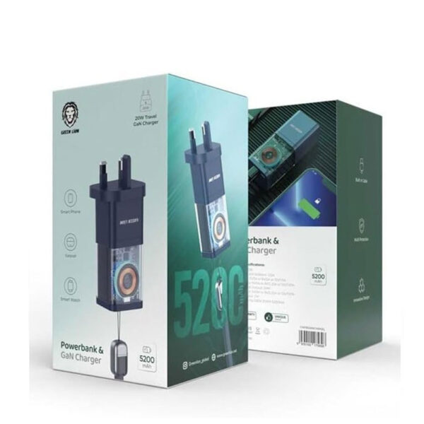 پاوربانک و شارژر GaN گرین لاین
